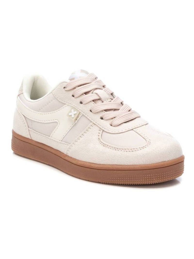 Baskets décontractée lacets Beige - Kiabi
