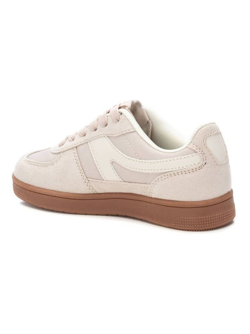 Baskets décontractée lacets Beige - Kiabi