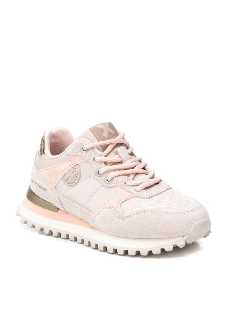 Baskets décontractée lacets Beige - Kiabi