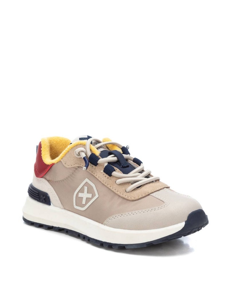 Baskets décontractée lacets Beige - Kiabi