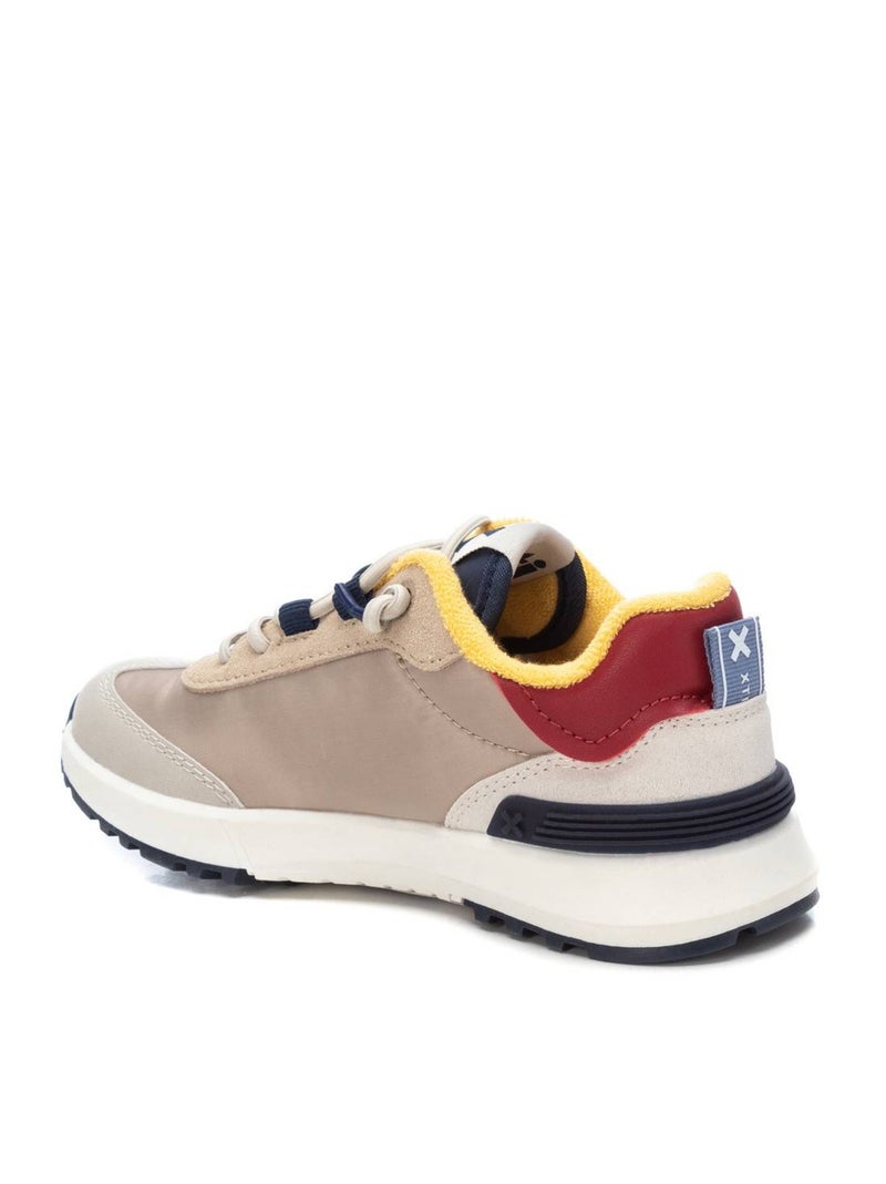 Baskets décontractée lacets Beige - Kiabi