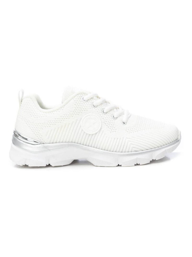 Baskets décontractée lacets Blanc - Kiabi
