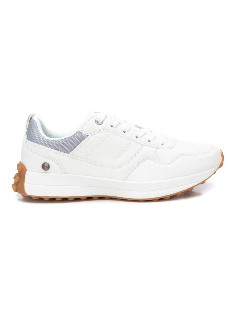 Baskets décontractée lacets Blanc - Kiabi