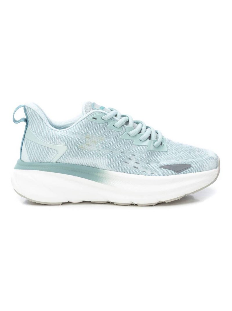 Baskets décontractée lacets Bleu azur - Kiabi