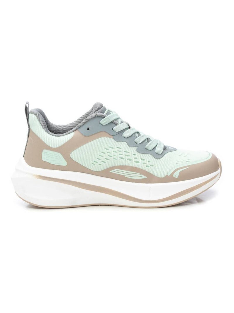 Baskets décontractée lacets Bleu azur - Kiabi