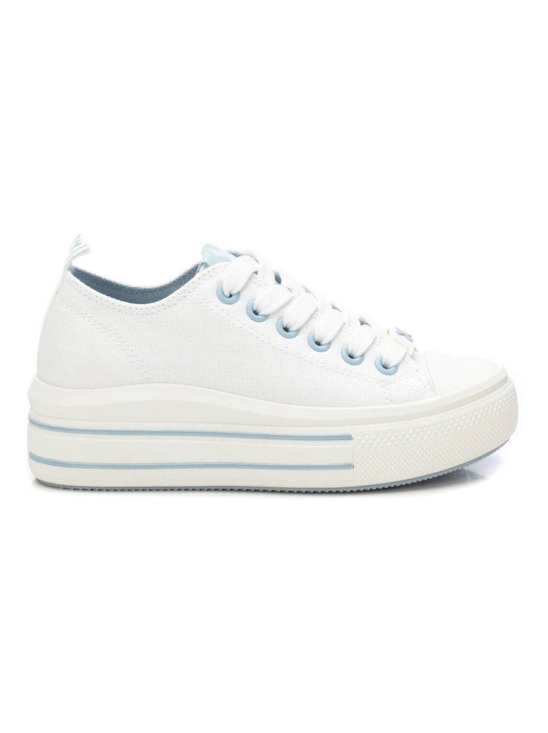 Baskets décontractée lacets Bleu - Kiabi