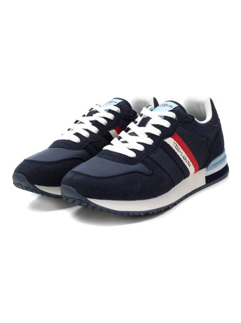 Baskets décontractée lacets Bleu - Kiabi