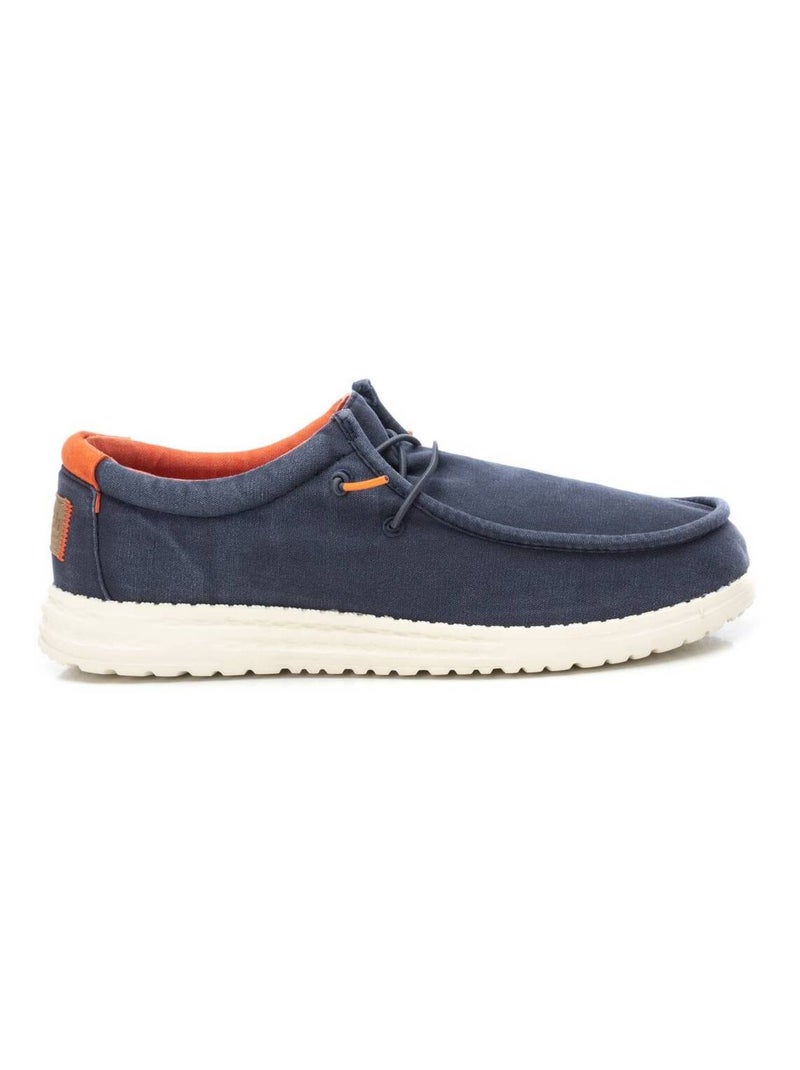 Baskets décontractée lacets Bleu - Kiabi