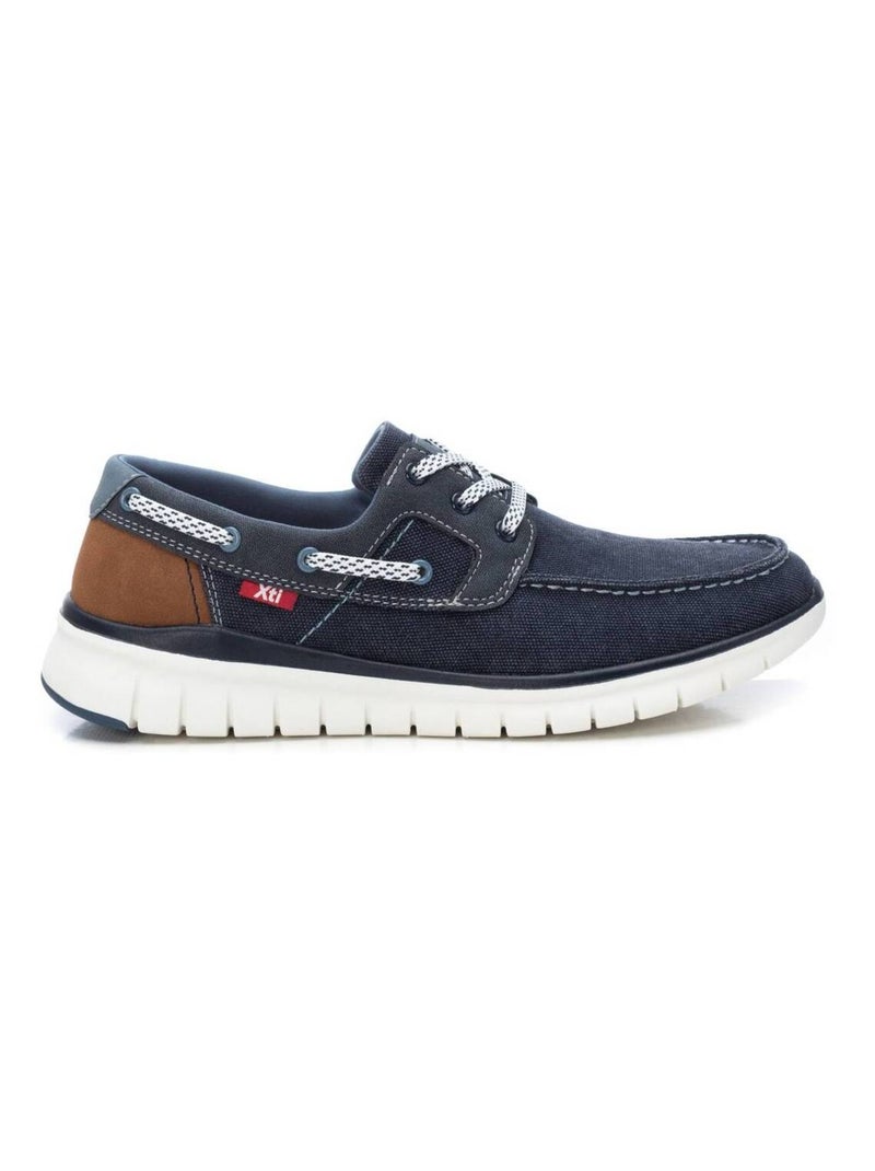 Baskets décontractée lacets Bleu - Kiabi