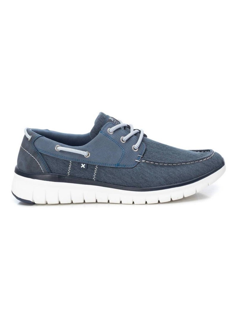 Baskets décontractée lacets Bleu - Kiabi
