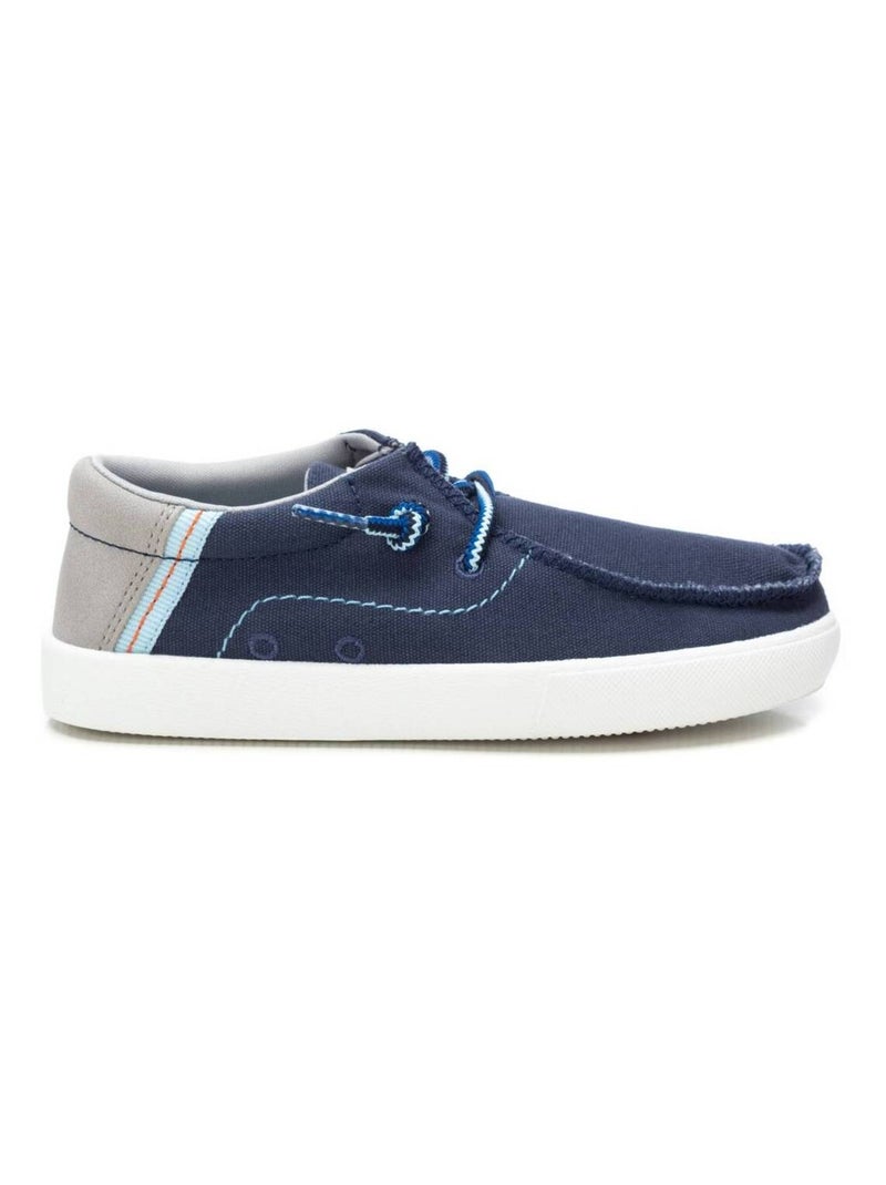 Baskets décontractée lacets Bleu - Kiabi