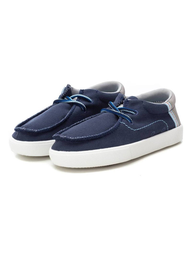 Baskets décontractée lacets Bleu - Kiabi