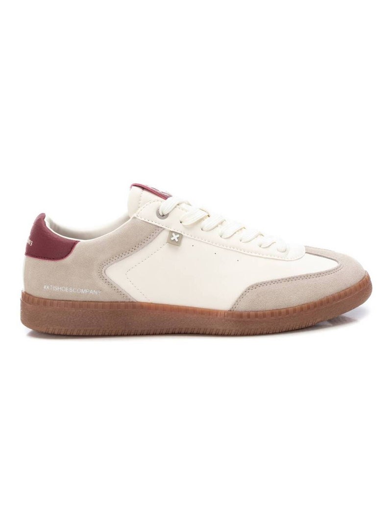 Baskets décontractée lacets Bordeaux - Kiabi