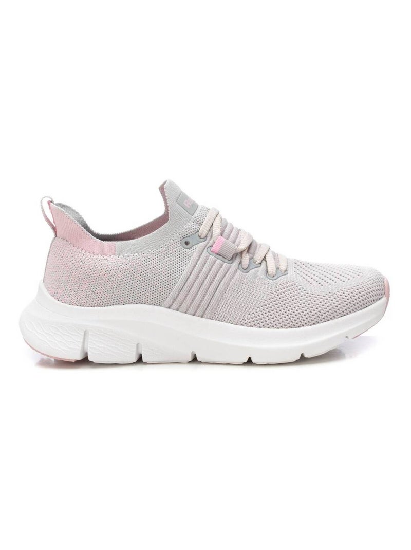 Baskets décontractée lacets Crème - Kiabi