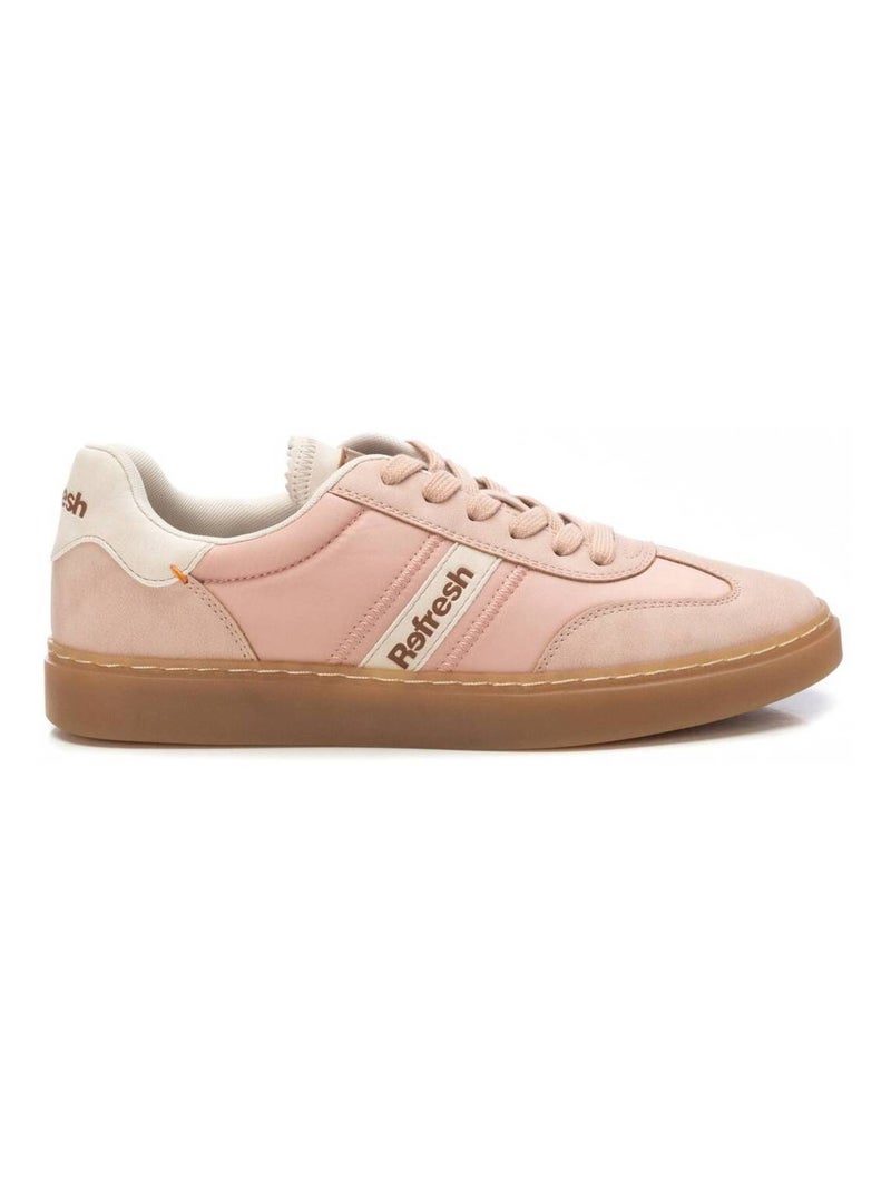 Baskets décontractée lacets Crème - Kiabi