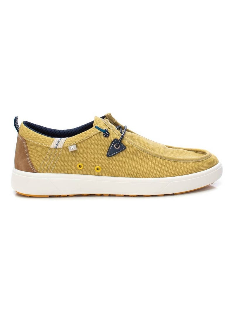 Baskets décontractée lacets Jaune - Kiabi