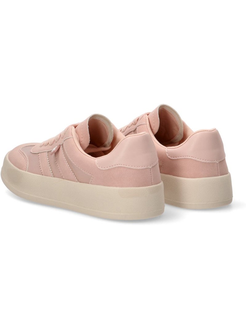 Baskets décontractée lacets Nude - Kiabi