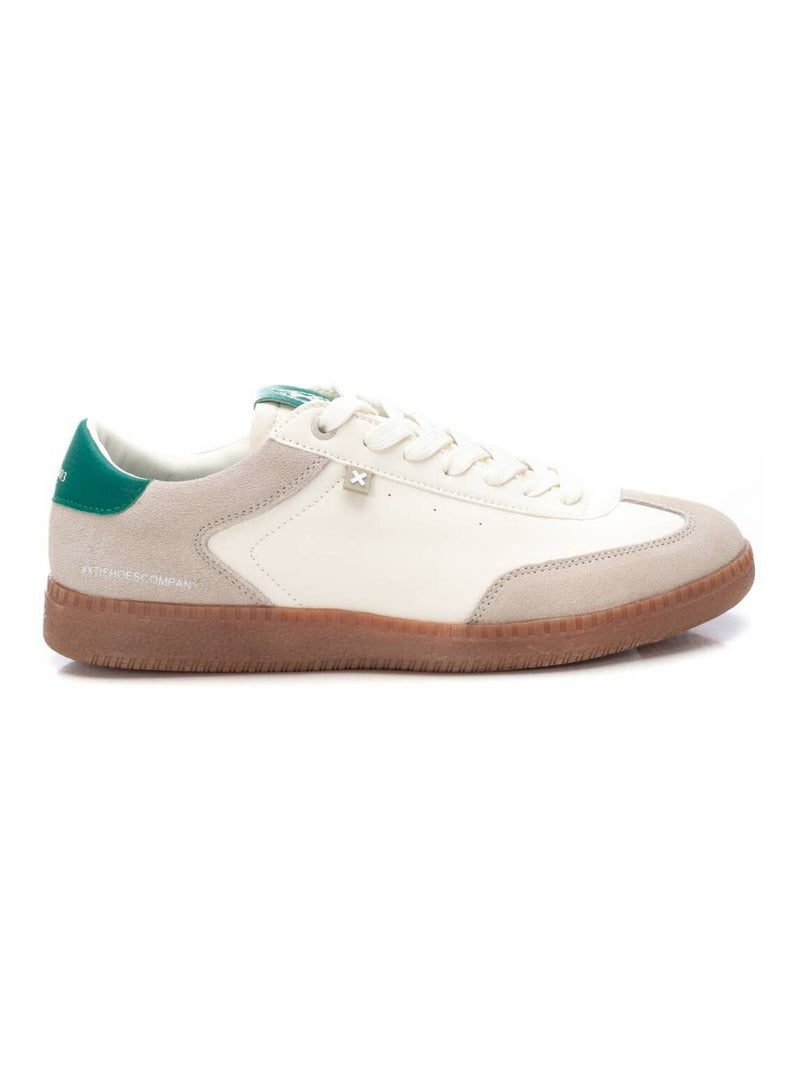Baskets décontractée lacets Vert - Kiabi