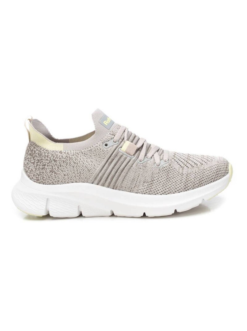 Baskets décontractée plaine lacets Beige - Kiabi