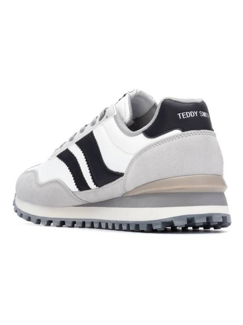 Baskets décontractées à lacets Blanc - Kiabi