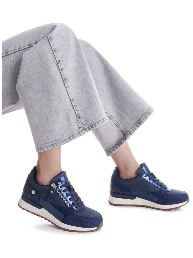Baskets décontractées à lacets Bleu - Kiabi