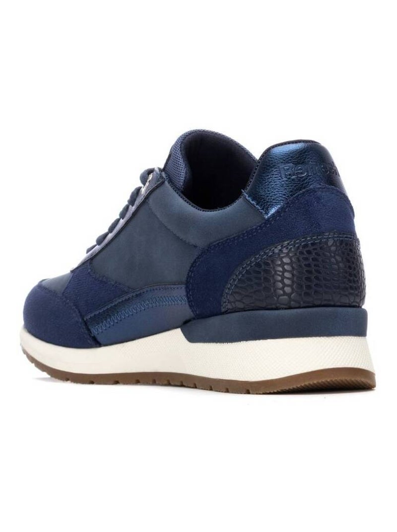 Baskets décontractées à lacets Bleu - Kiabi