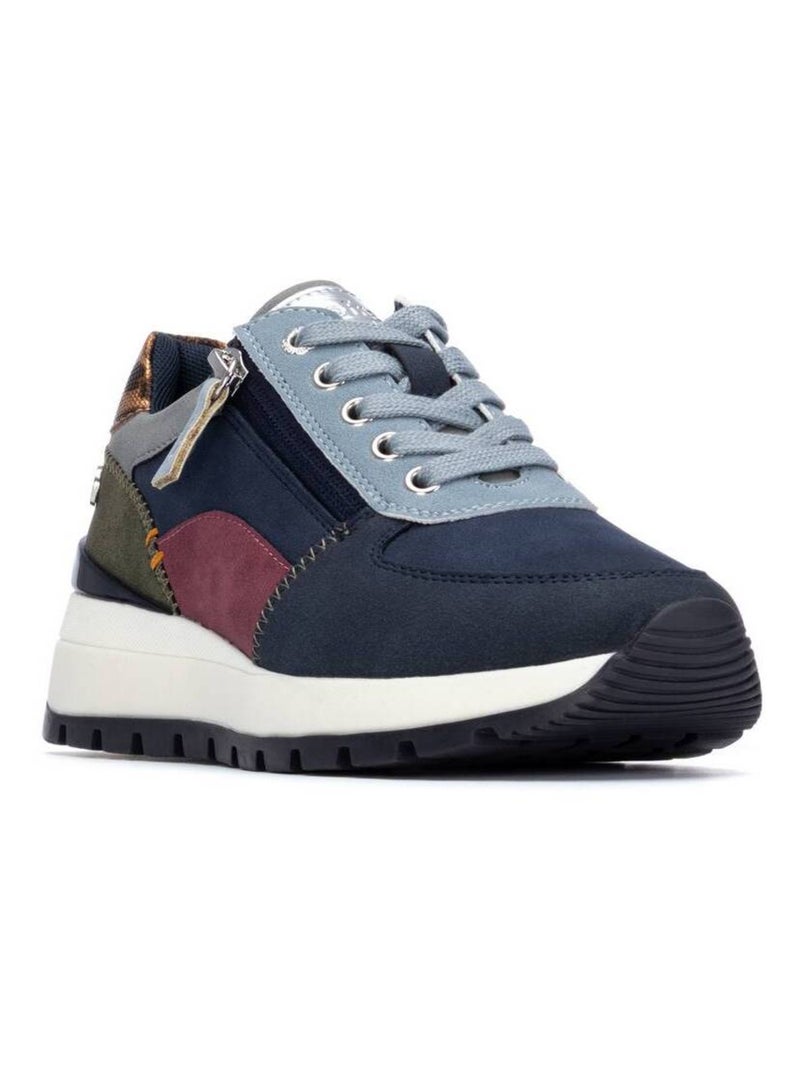 Baskets décontractées à lacets Bleu - Kiabi