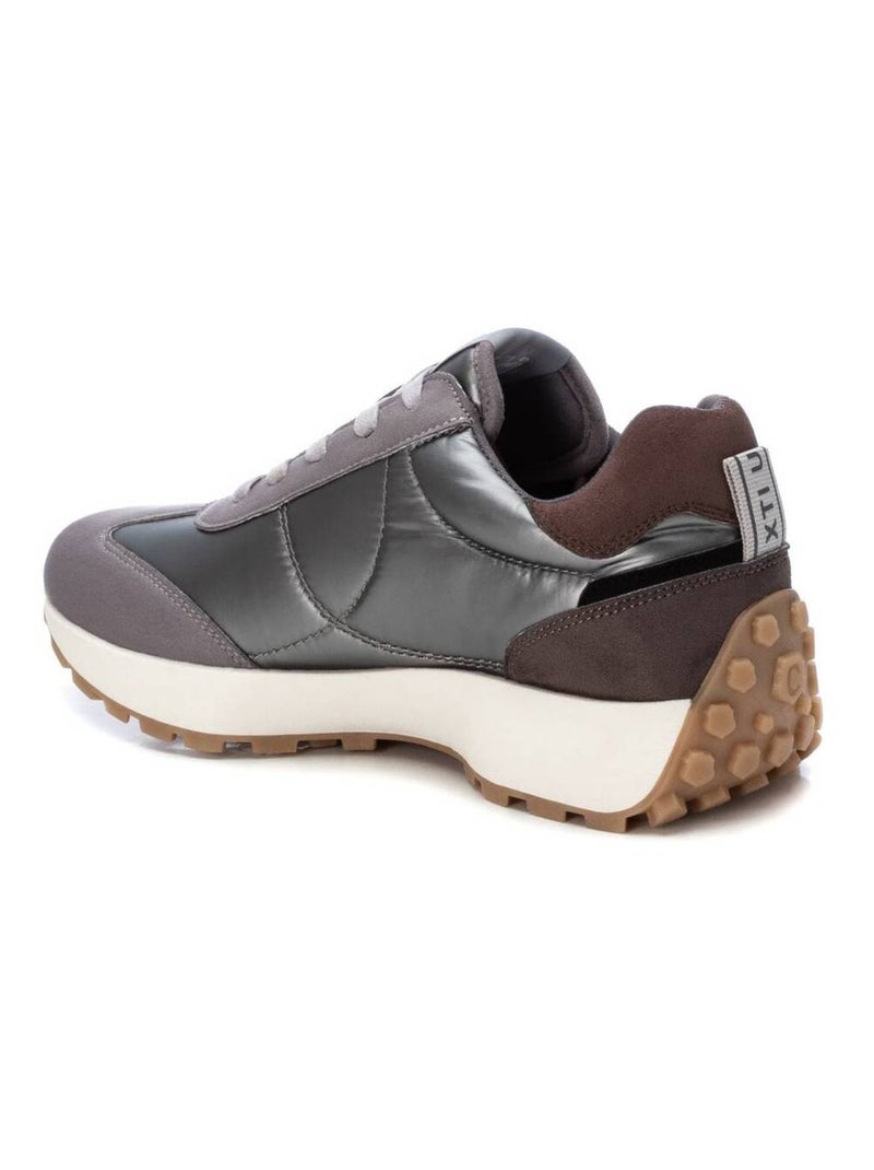 Baskets décontractées à lacets Gris Gris - Kiabi