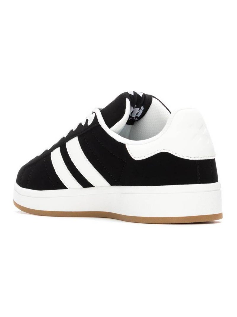 Baskets décontractées à lacets Noir - Kiabi