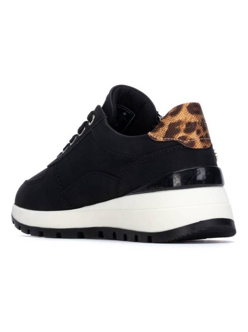 Baskets décontractées à lacets Noir - Kiabi