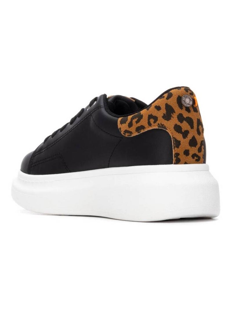 Baskets décontractées à lacets Noir - Kiabi