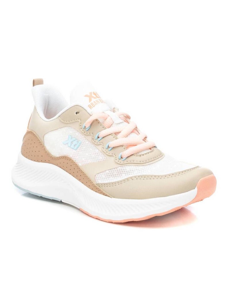 Baskets décontractées à lacets Xti Beige - Kiabi
