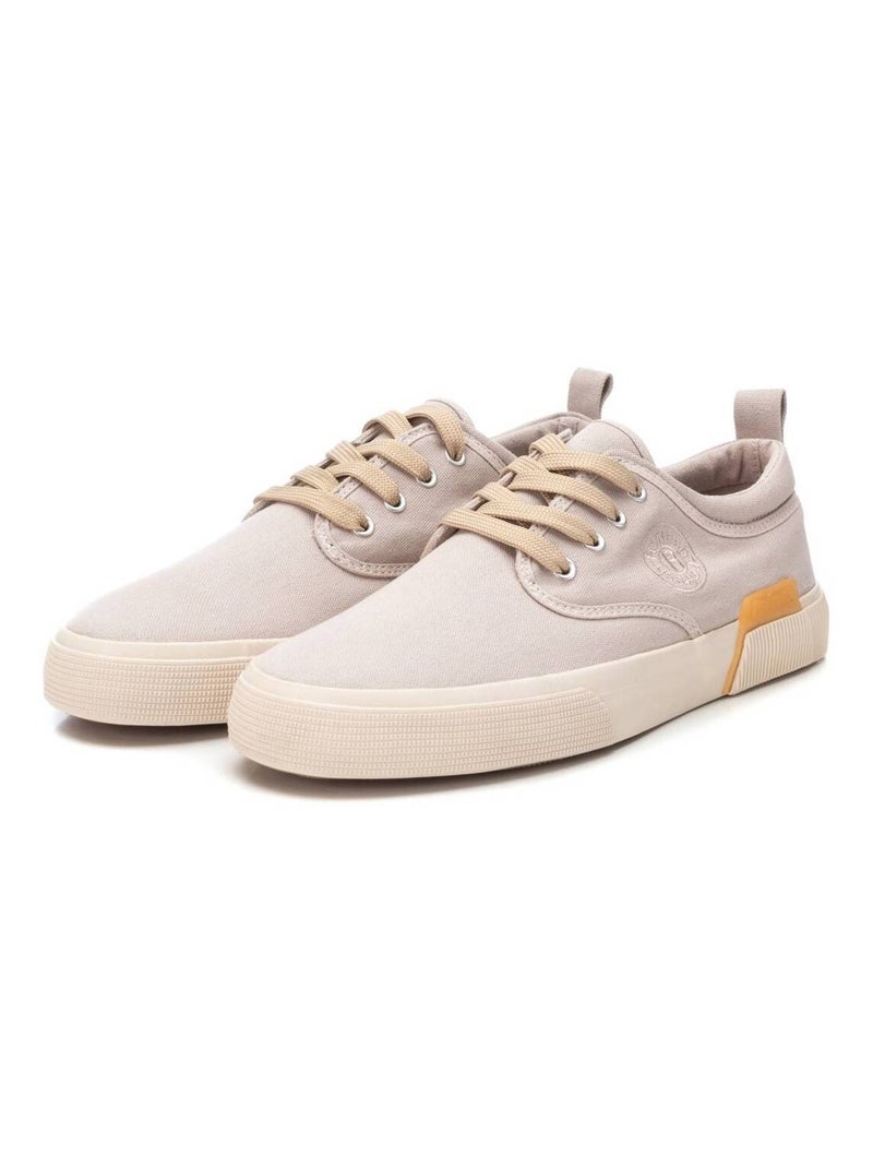 Baskets décontractées à lacets Xti Beige - Kiabi