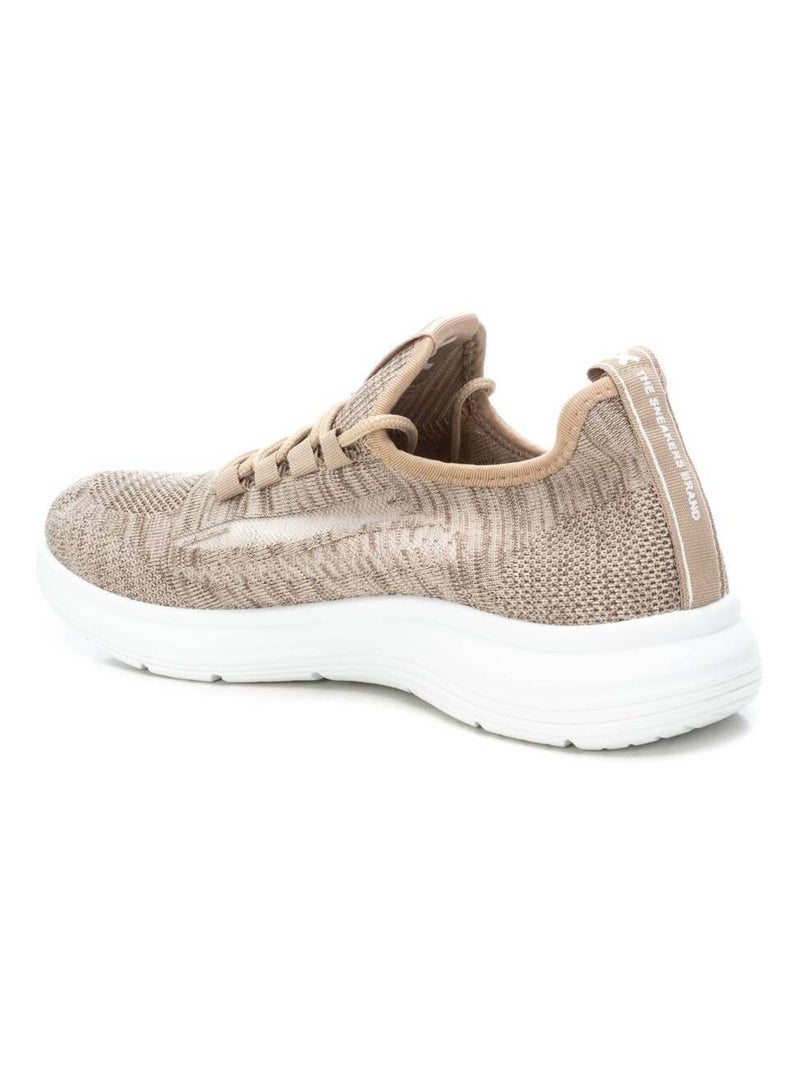 Baskets décontractées à lacets Xti Taupe - Kiabi