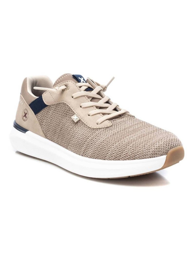 Baskets décontractées à lacets Xti Taupe - Kiabi
