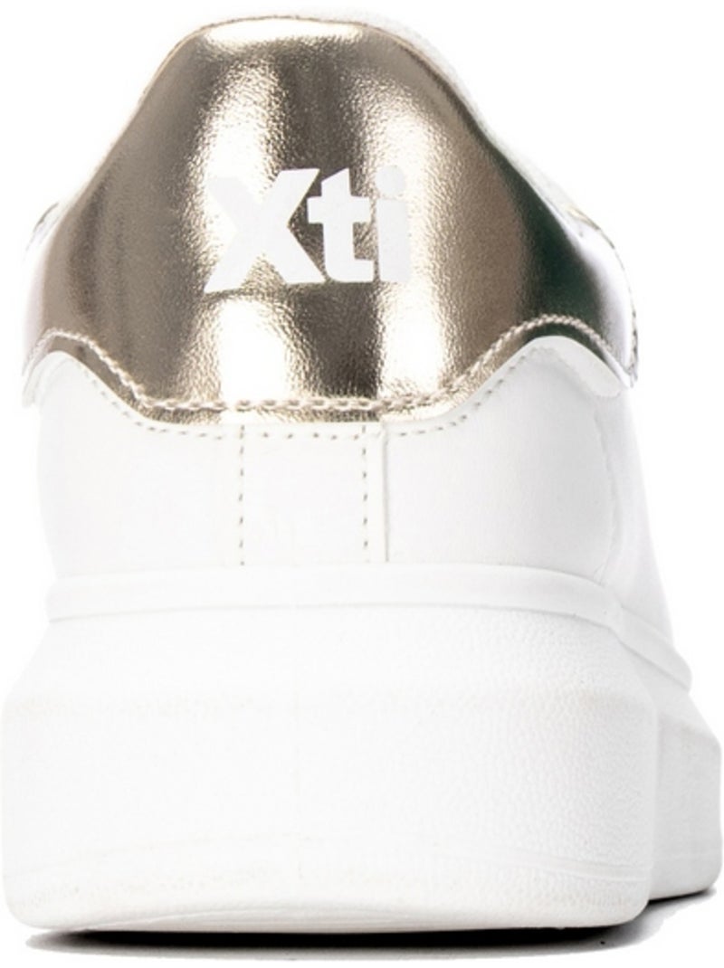 Baskets décontractées à semelle plate pour filles - xti kids Blanc - Kiabi