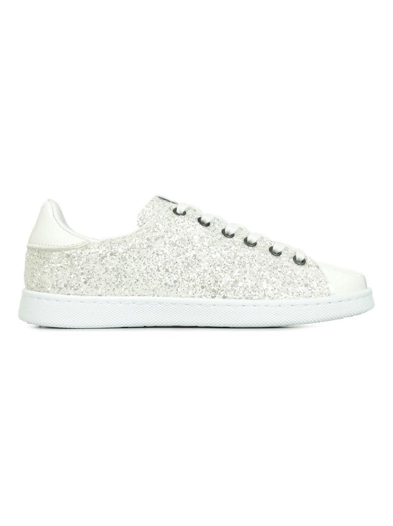 Baskets Deportivo Tennis Glitter Y Espero Blanc - Kiabi