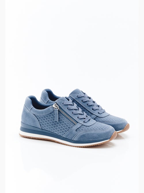 Baskets détail cuir embossé Amortyl - Damart - Kiabi