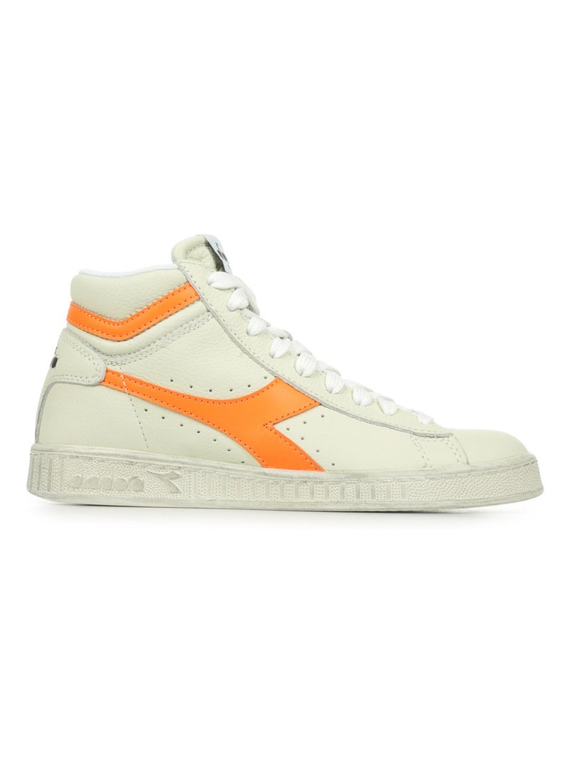 Baskets Diadora Game L High Fluo Waxed Ecru - Kiabi