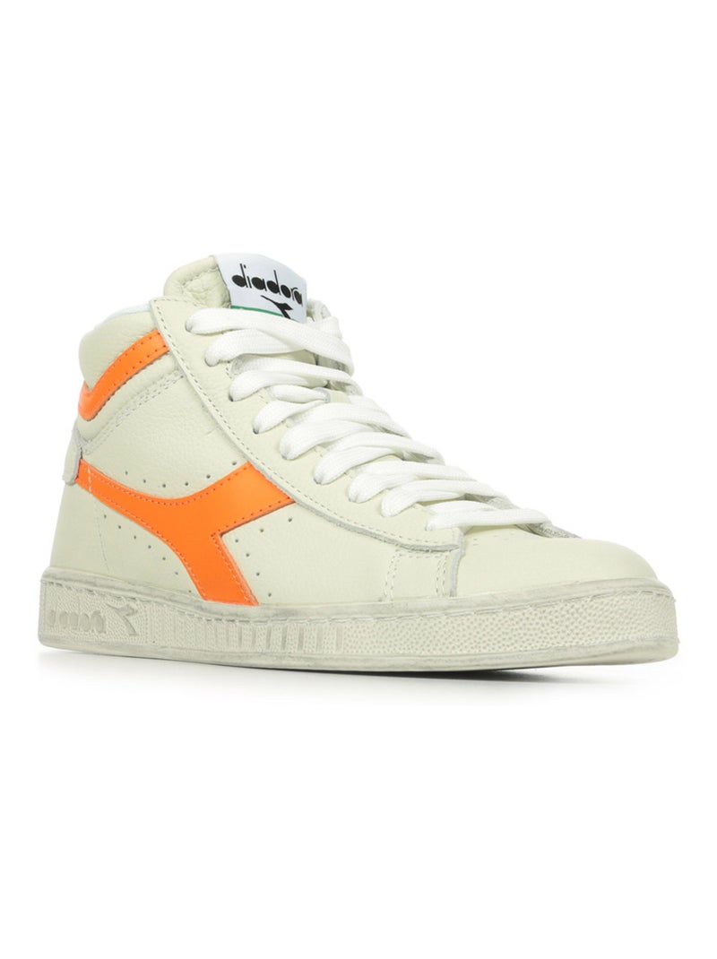 Baskets Diadora Game L High Fluo Waxed Ecru - Kiabi