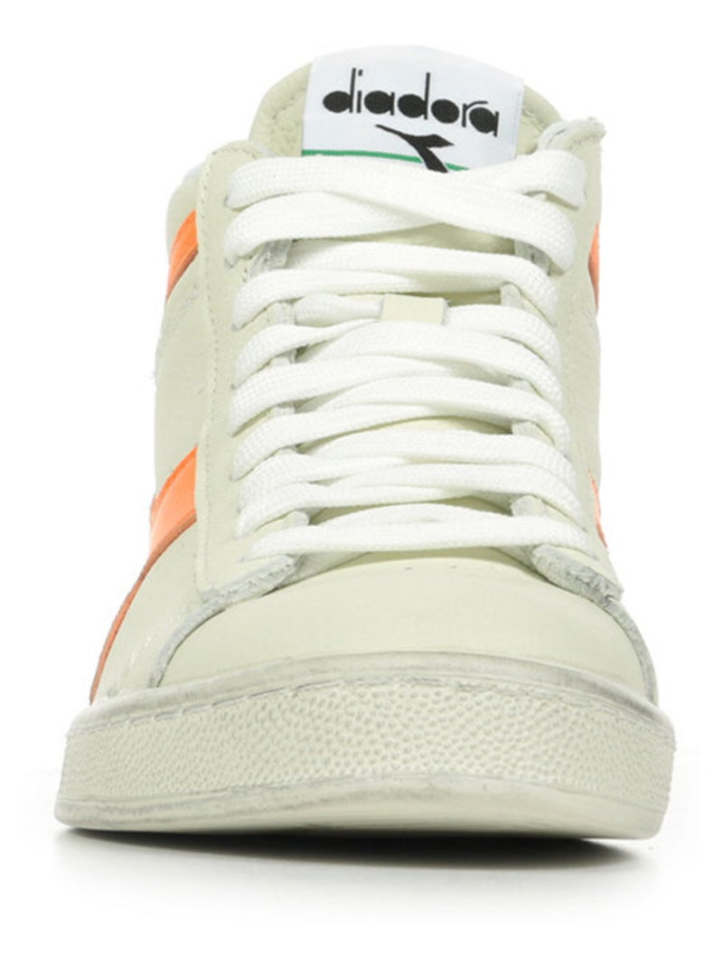 Baskets Diadora Game L High Fluo Waxed Ecru - Kiabi