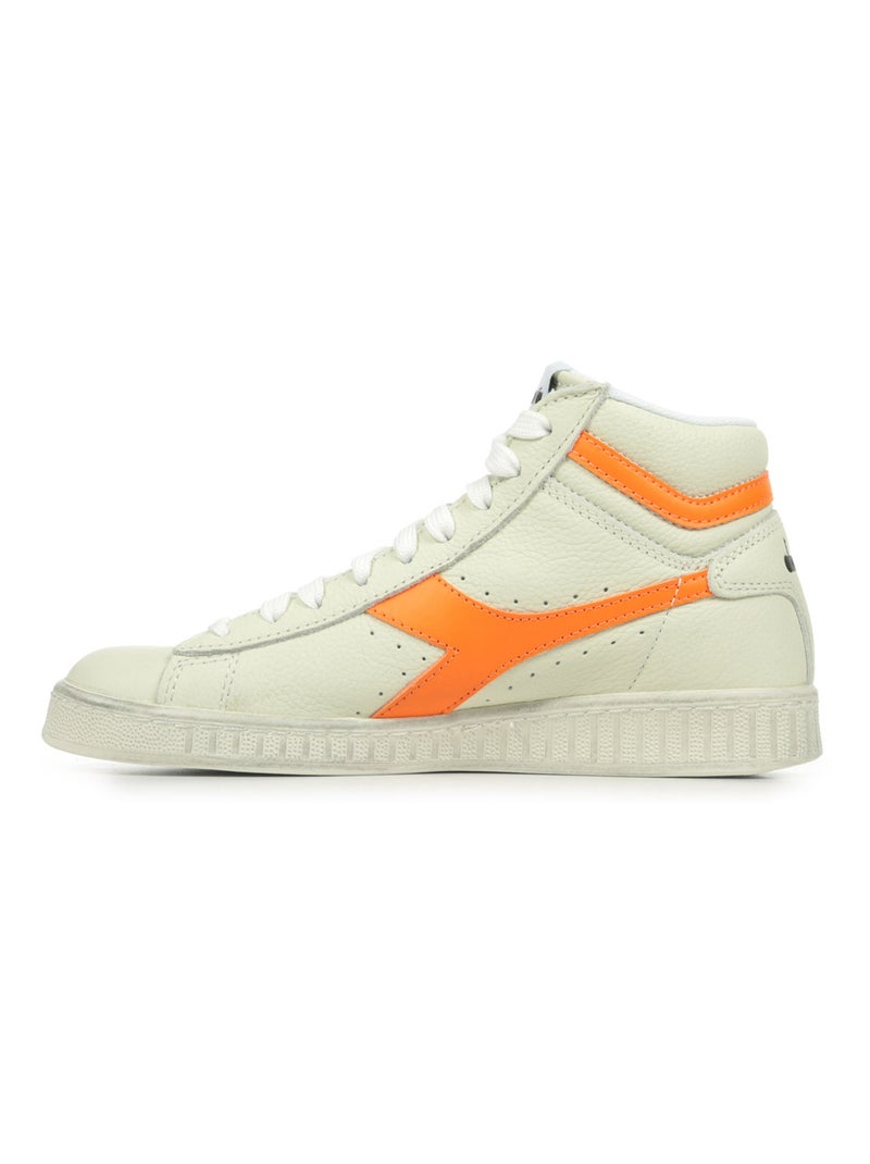 Baskets Diadora Game L High Fluo Waxed Ecru - Kiabi