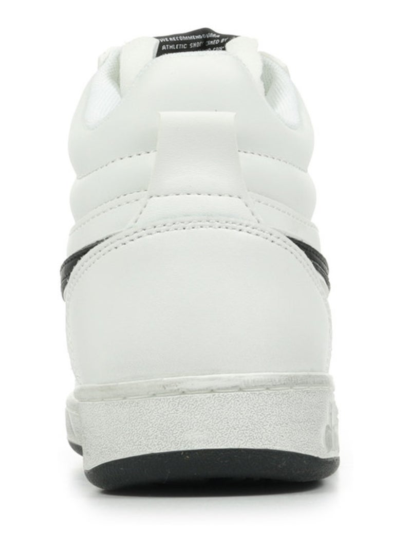 Baskets Diadora Magic Basket Demi Icona Blanc Noir - Kiabi