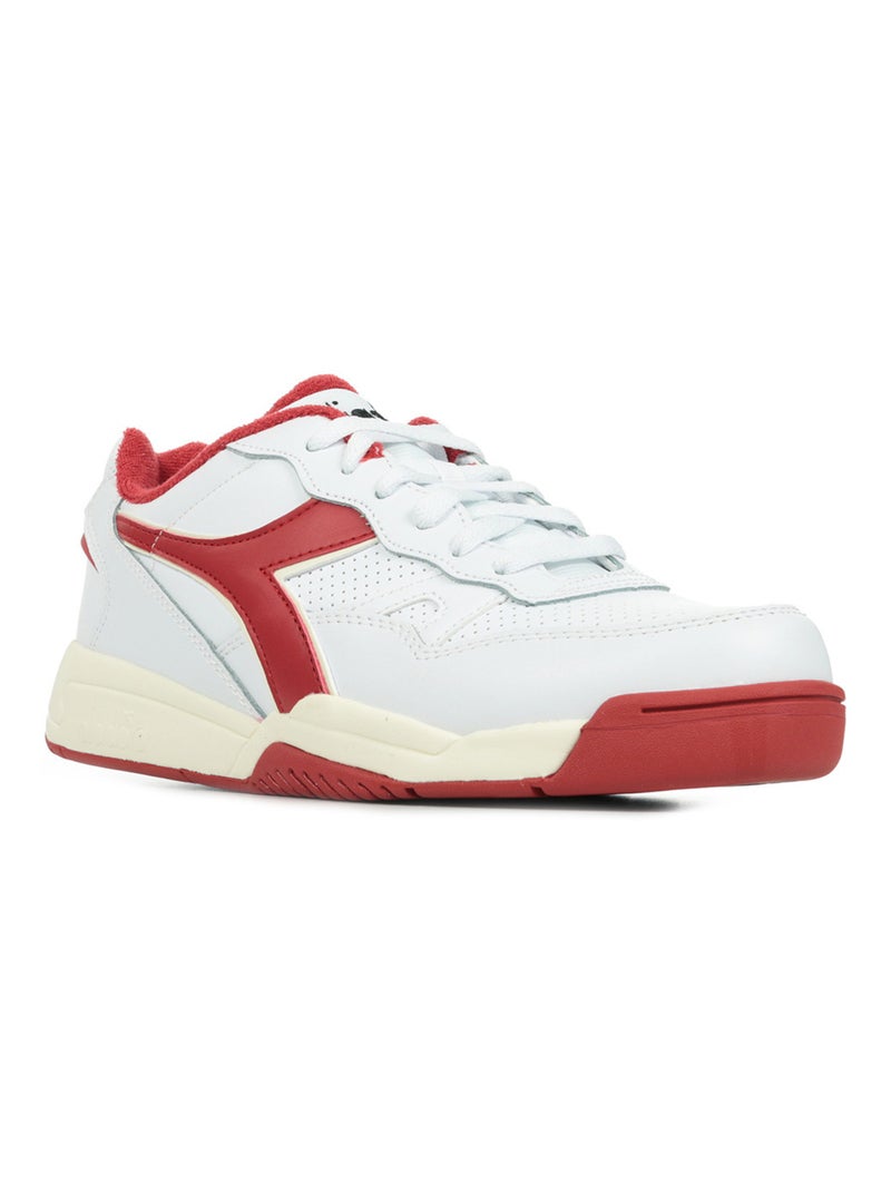 Baskets Diadora Winner Blanc Rouge - Kiabi