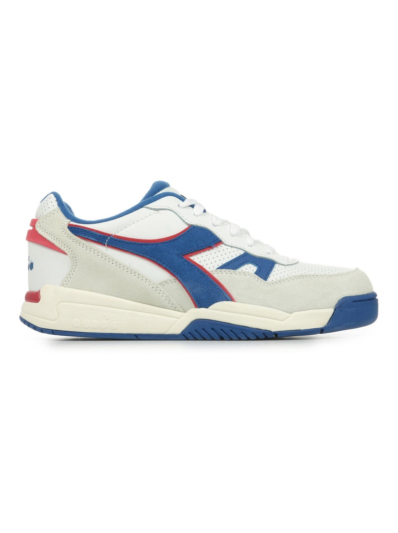 Baskets Diadora Winner SL Blanc Gris Bleu - Kiabi