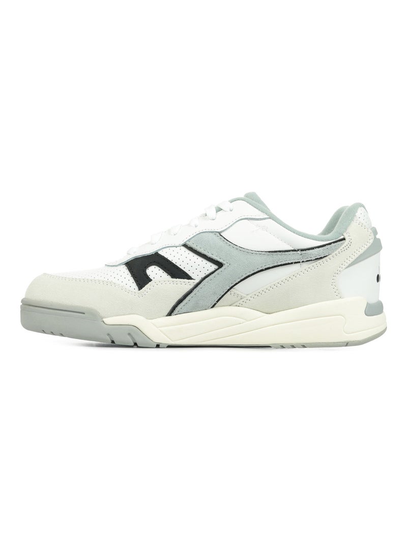 Baskets Diadora Winner SL Blanc Gris Noir - Kiabi