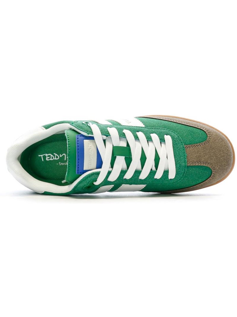 Baskets  e Femme Teddy Smith 78812 Vert - Kiabi