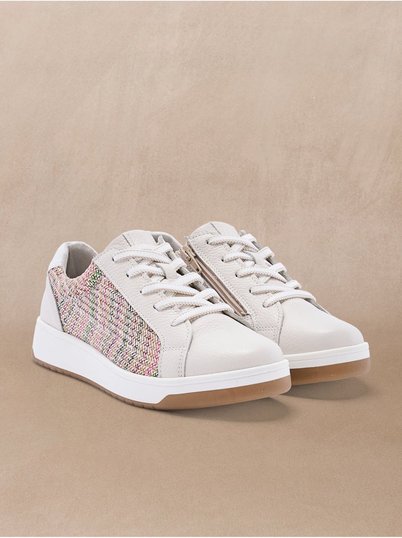 Baskets empiècements fantaisie - PEDICONFORT Beige - Kiabi