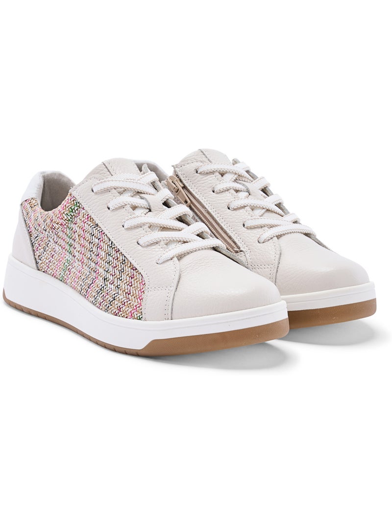 Baskets empiècements fantaisie - PEDICONFORT Beige - Kiabi
