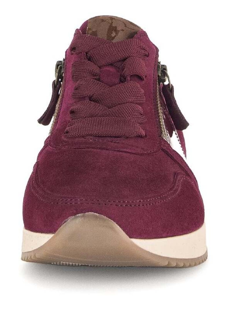 Baskets  en combinaison cuirs Gabor Rose - Kiabi
